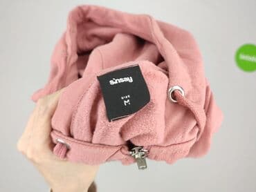 pull and bear czarna bluza: Bluza z kapturem damska, rozmiar M — 4