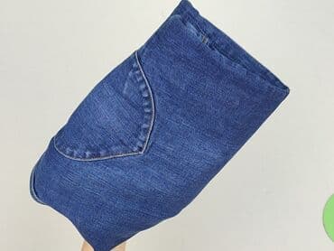 bordowe spodnie woskowane: DENIM JEANS, Jeansy dla mężczyzn, L — 5