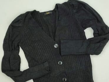 sweter z bufiastymi rękawami: Kardigan damski, rozmiar M — 1