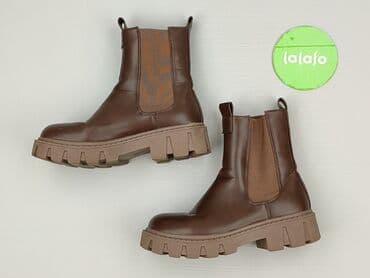 ccc kozaki beżowe: Botki damskie, 37 — 3