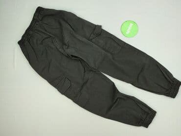 stradivarius cargo czarne: PULL&BEAR, Spodnie cargo damskie, S — 3