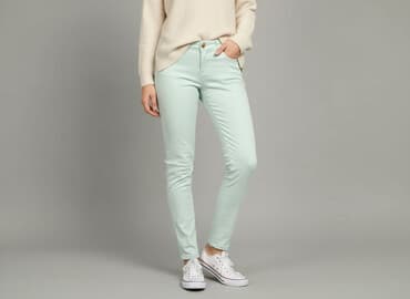 trampki wysokie dior: Jeansy damskie, rozmiar S — 7