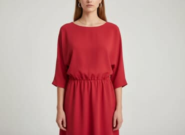 czerwone długie sukienki: A&J, Sukienka damska, rozmiar S — 6