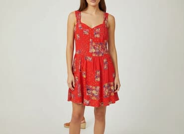 czerwona sukienka cropp: Sukienka damska, rozmiar L — 6