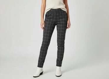 cropp spodnie damskie czarne: Cropp, Spodnie materiałowe damskie, rozmiar XS — 1