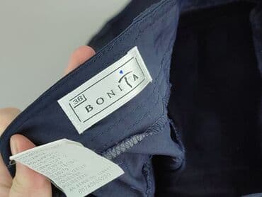 zara woskowane spodnie: Material trousers for women, size M (EU 38) — 4