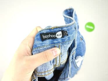 czarne jeansy lee damskie: Boohoo, Джинси жіночі, розмір L — 4