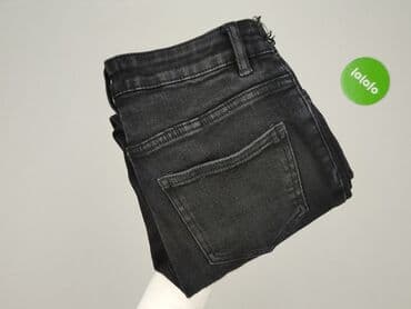 czarne jeansy damskie stylizacje: Jeansy damskie, rozmiar XS — 6
