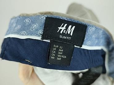 hm 185108a: H&M, Chinosy dla mężczyzn, rozmiar 3XL — 4