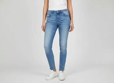 jeans mom slim fit stradivarius: Джинси жіночі, S — 7