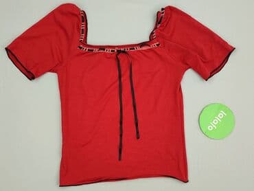 czerwona bluzki wieczorowe: Bluzka damska, rozmiar S — 3