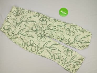 krótkie spodenki z szerokimi nogawkami: Spodnie materiałowe damskie, rozmiar S — 2