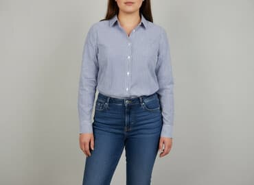 koszula wiya w paski: H&M, Bluzka damska, rozmiar XL — 7