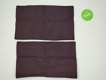 used stuff: Dwie poszewki dekoracyjne na poduszki - Kolor: ciemny grafit/antracyt — 2