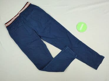 granatowe chinosy damskie: Esmara, Spodnie materiałowe damskie, rozmiar XS — 3