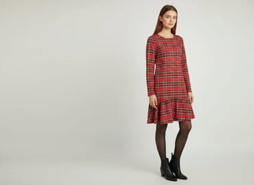 sukienka damska w kratę: Sukienka damska, rozmiar S — 6