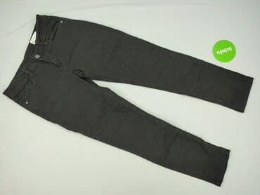 spodnie woskowane czarne: Denim 1982, Jeansy damskie, M — 2