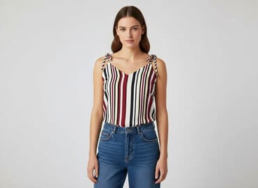 shein bluzki w paski: Shein, Women`s top, size L — 1