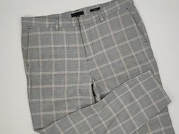 szare spodenki hm: Męskie spodnie H&M w kratę - Rozmiar: EU/UK 33 (CN 175/84A) - — 1