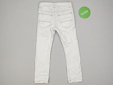 białe bluzki boho: Spodnie jeansowe, H&M, 5-6 lat, 116, stan - Bardzo dobry — 3