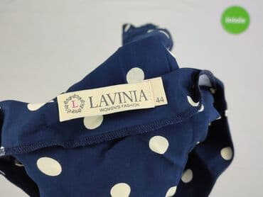 boss koszula niebieska w białe kropki: Bluzka damska, XL — 4