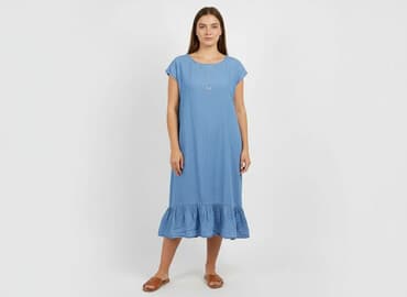 sukienki dżinsowe damskie duże rozmiary: Beloved, Sukienka damska, rozmiar M — 6