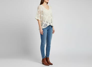 włoskie kurtki puchowe: Italian Fashion, Ponczo damskie, rozmiar One size — 6