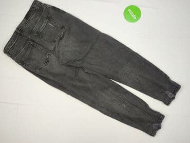 dżinsy z wysokim stanem czarne: Clockhouse, Jeansy damskie, M — 3