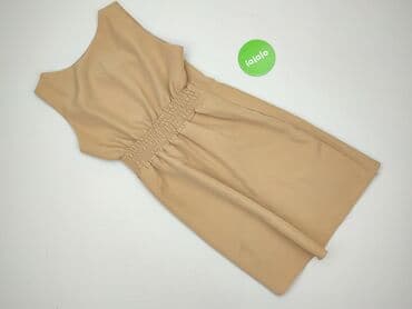 beżowy trencz i sukienka: New Collection, Sukienka damska, rozmiar S — 4