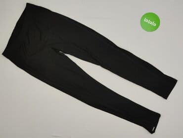 rajstopy czarne ze srebrną nitką: Legginsy Eleganckie damskie, rozmiar S — 2