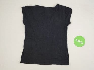 czarne t shirty w serek damskie: FB Sister, T-shirt damski, rozmiar S — 4