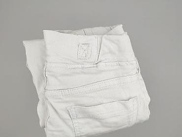 pull and bear joggery damskie: Białe damskie spodnie typu jogger/chinos - Krój: zwężane nogawki — 5