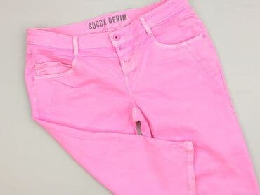 biale buty skarpetkowe: SOCCX, Spodnie 3/4 damskie, rozmiar S — 1