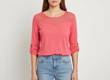 apricot bluzki: Bluzka damska, rozmiar S — 5