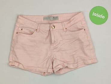 krótkie spodenki różowe: Denim Co, Szorty damskie, rozmiar M — 1