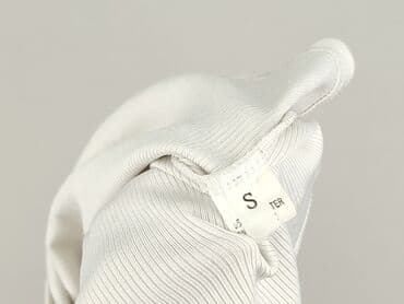 bluzki prążkowane białe: Top damski, rozmiar S — 5