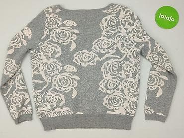 sweter w chmurki: Sweter damski, rozmiar M — 3