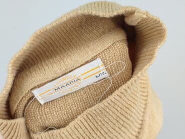 sweter z krótkim rękawem męski: Golf damski, rozmiar L — 5