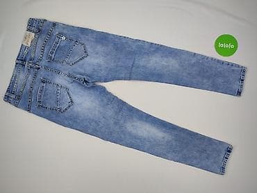 dżins tekst: Jeansy damskie, rozmiar M — 3