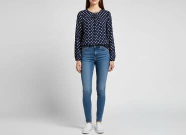 bluzki w cętki: Bluzka damska, rozmiar L — 6