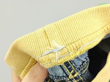 джинсова куртка: Denim pants, 6-9 months, condition - Good — 4