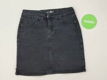 spódniczka dżinsowe z wysokim stanem: Boohoo, Spódnica damska, rozmiar S — 2