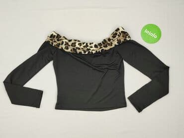 bluzki nietoperz czarne: Bluzka damska, rozmiar L — 2