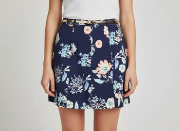 spodnica z falbanami bershka: Bershka, Spódnica damska, rozmiar S — 7