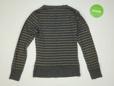 czarna sukienka i szary sweter: Greence, Sweter damski, rozmiar L — 3