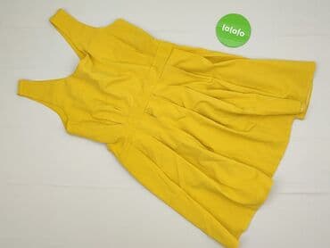 sukienki na wesele z narzutką żółta: Sukienka damska, rozmiar S — 3