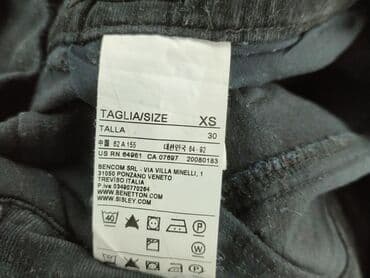 ciążowe spodnie: Sisley, Spodnie materiałowe damskie, rozmiar XS — 4