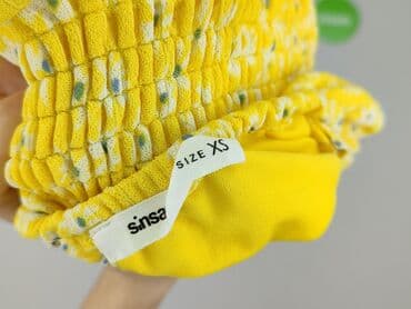 koszulka zolta w czarne paski: Sinsay, Sukienka damska, XS — 5