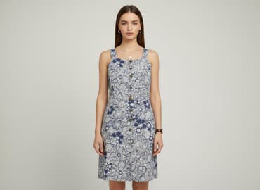 chabrowa sukienka hm: Next, Sukienka damska, L — 7