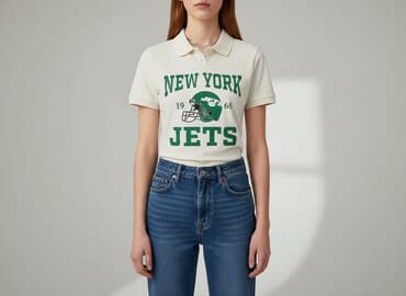 koszulka ajax amsterdam 2122: H&M, Damska koszulka polo, rozmiar XS — 1